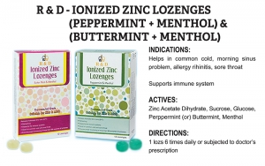 R & D Ionized Zinc Lozenges